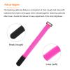 MECCANIXITY Fastening Hook and Loop Cable Tie 11.8 x 0.9 Inch Reusable with Buckle Adjustable Multi-Purpose Wire Strap for Cord Management Pink, Pack of 10 view 4