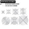 5PCS Metal Mesh Finger Guard Protective Net Fan Grill 30mm 40mm 50mm 60mm 70mm 80mm 90mm 120mm 135mm 140mm 150mm 170mm 200mm(Color:90mm,Size:5PCS-Black Grills) view 3