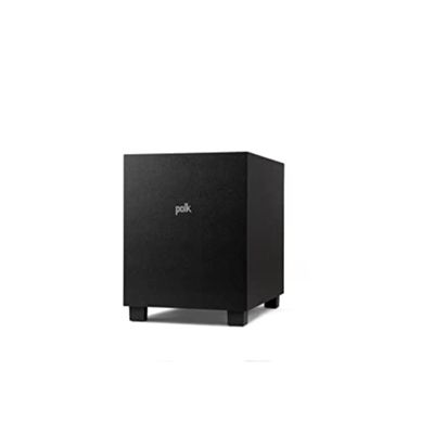 Polk Monitor XT10 Home Subwoofer, 10'' Deep Bass Woofer, 100W Class D Amplification, Dolby Atmos, Auro 3D & DTS:X Compatible, Black (Renewed)