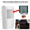 MWRCTV Audio 8MP 4K 3.7mm Lens Night Vision Mini IP 940nm Infrared IR led PIR Style P2P Indoor POE Motion Detector Security Camera for NVR/RSTP(NOT Wireless) view 2