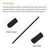 MECCANIXITY Fastening Hook and Loop Cable Tie 31.4 x 0.7 Inch Reusable with Buckle Adjustable Multi-Purpose Wire Strap for Cord Management Black, Pack of 10 view 4