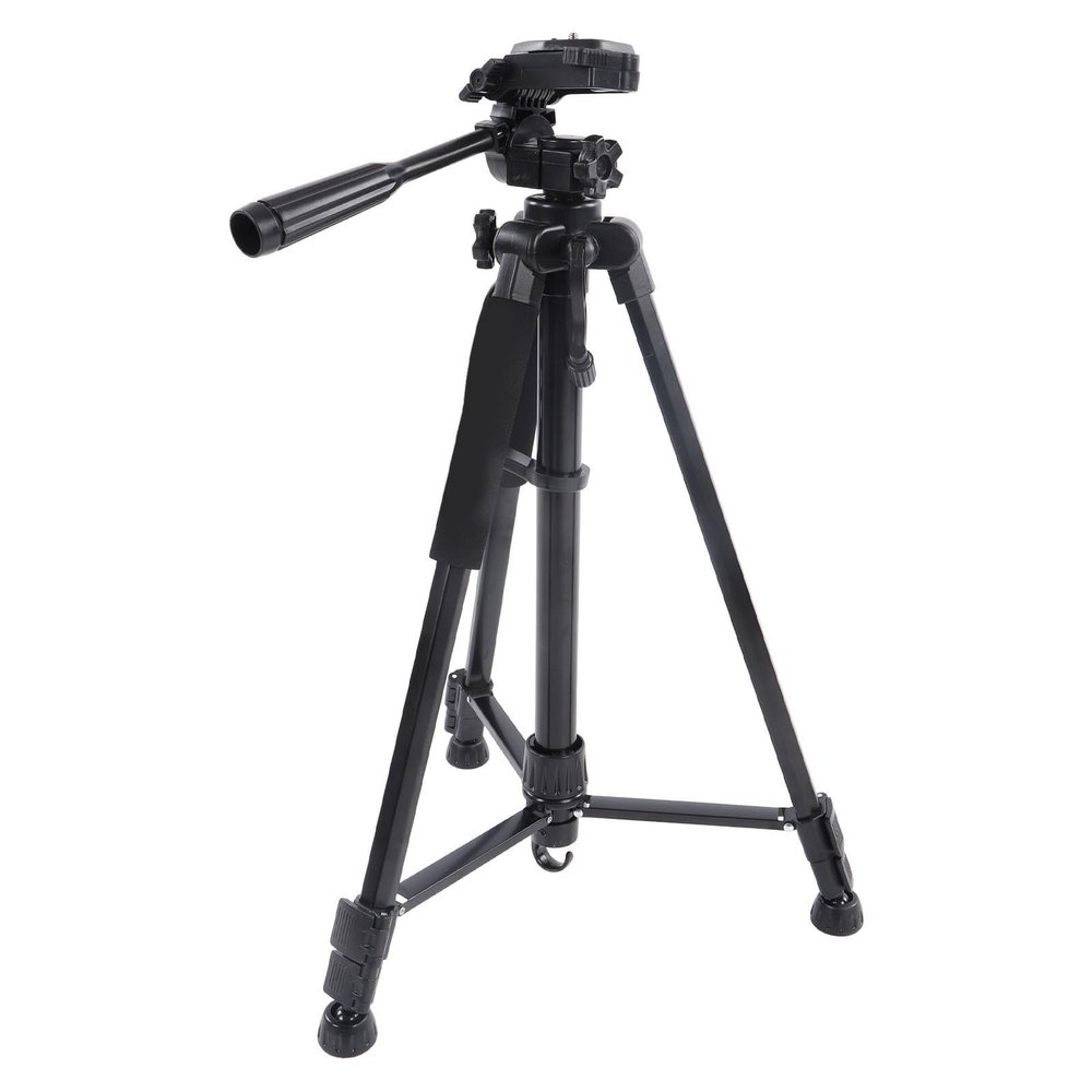 Aluminum Alloy Phone Tripod Stand, Adjustable Height, 360 Degree Rotating, Secure and Stable, Versatile Indoor and Outdoor Use, Suitable for Live Streaming Vlogging Recording