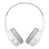 Belkin SoundForm Children's Mini Wireless Headphones with Built-in Microphone and Fun Sticker for 30 Hours Playback - Study Holidays on Ear Headphones for iPhone, iPad, Galaxy, White view 1