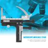 Vvikizy Microscope Moveable Stage Caliper Mechanical Stage Microscope Microscope Stage Professional Attachable Mechanical X Y Moveable Stage Caliper with Scale Pieds numriques view 4
