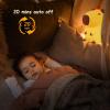 Bestfaith Cute Tangerine Capybara Night Light, LED Squishy Night Lamp, 2 Levels Dimmable Nursery Nightlight for Kids, Rechargeable Touch Lamp, Dorm Decor, Kids Funny Gifts (Fixed Tangerine) view 4