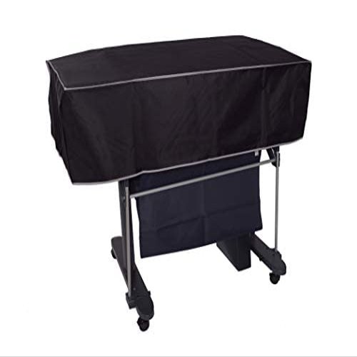 Black Nylon SHORT Cover Compatible with Epson SureColor F6370 44" Dye-Sublimation Printer, Anti Static and Waterproof Dust Cover by Perfect Dust Cover LLC