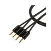 Tributaries 4SP14-B-120D 12FT UL Rated 14 AWG Series 4 Banana Speaker Cables view 2