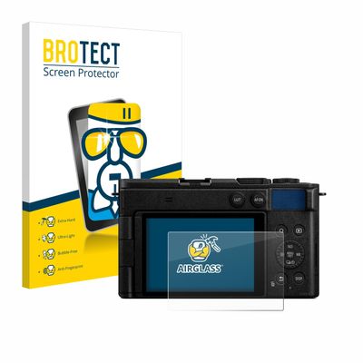 brotect Glass Screen Protector Film Compatible with Panasonic Lumix DC-S9 - Glass-Foil 9H Protection [Scratch Resistant, High Clarity]
