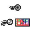 Alpine iLX-407 7-Inch Multimedia Receiver Apple Carplay and Android Auto & S2 6.5" Component Speakers / 6.5 Coax view 1