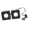 Acouto Computer Speakers USB Stereo 3.5Mm Wired Speaker for Desktop Laptop Pc Computer Plastic Pc Speakers Black (Binaural) view 2