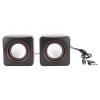 Acouto Computer Speakers USB Stereo 3.5Mm Wired Speaker for Desktop Laptop Pc Computer Plastic Pc Speakers Black (Binaural) view 3