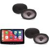 Alpine ILX-F509 Halo9 9" Multimedia Touchscreen Receiver & 2 Pairs SXE-6926S 6x9 Coax Speakers view 1