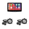 Alpine ILX-F509 Halo9 9" Multimedia Touchscreen Receiver & 2 Pairs S2-S40C Type S 4" Component Speakers view 1