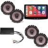 Alpine ILX-F509 Halo9 9" Multimedia Touchscreen Receiver w/ 2 Pairs Alpine SXE-1726S 6.5" Coax & Power Pack view 1