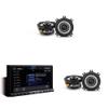 Alpine iLX-507 7" Multimedia Receiver Wireless Apple CarPlay & Wireless Android Auto & 2 Pairs S2-S40 Type S 4" Coax Speakers view 1