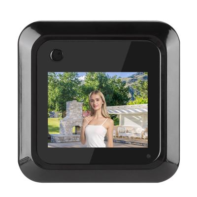 Akozon 2.4in Smart Door Viewer with TFT LCD Screen, 0.3MP, 95 Wide Angle Camera and Photo Recording, Ideal for Home and Apartment Security Systems