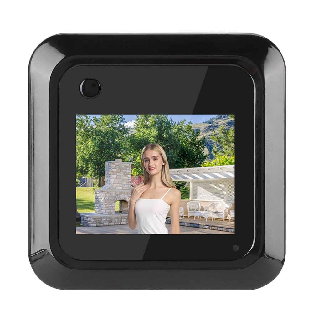 Akozon 2.4in Smart Door Viewer with TFT LCD Screen, 0.3MP, 95 Wide Angle Camera and Photo Recording, Ideal for Home and Apartment Security Systems