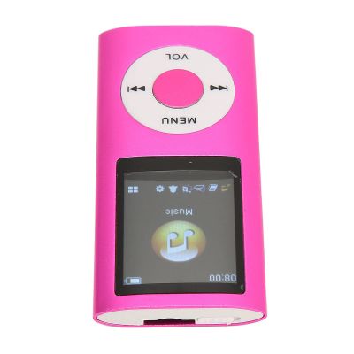 Akozon Ultra Thin 1.8in LCD MP3/MP4 Player with & Memory Card Support, Ideal for Students, Kids & for Running, Walking Activities