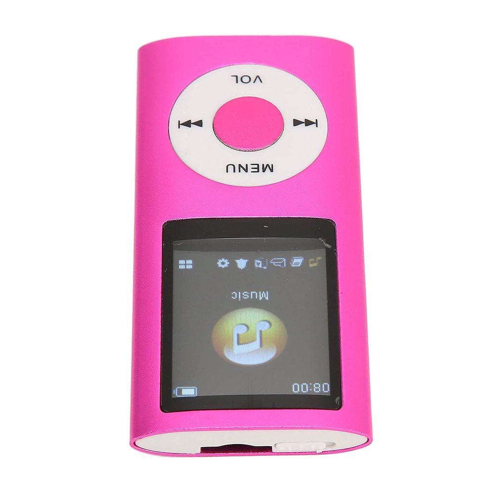 Akozon Ultra Thin 1.8in LCD MP3/MP4 Player with & Memory Card Support, Ideal for Students, Kids & for Running, Walking Activities