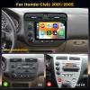 Fuluku 4+128GB Android 15 Car Stereo for Honda Civic 2001-2005 Wireless Carplay Android Auto, 9 Inch Incell Touch Screen Car Stereo with GPS, Backup Camera, Bluetooth, FM/RDS, EQ, WiFi, SWC view 2