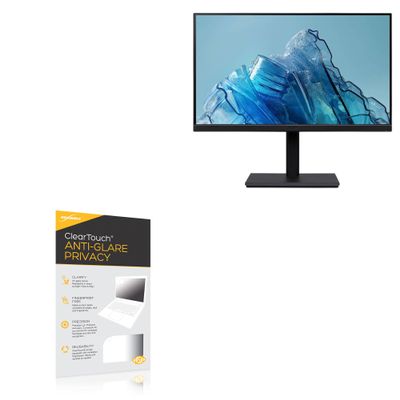 BoxWave Screen Protector Compatible with Acer CB271U bmiprux (27 in) - ClearTouch Anti-Glare Privacy (2-Pack), Privacy Screen Protector Flexible Film Anti-Glare