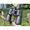ZHCHAO Binoculars 10x50 Binoculars for Adult Teenagers Compact Binoculars Wide Angle Weak Light Night Vision Waterproof Binoculars with Bag and Strap for Bird Watching, Safari, Sports view 3