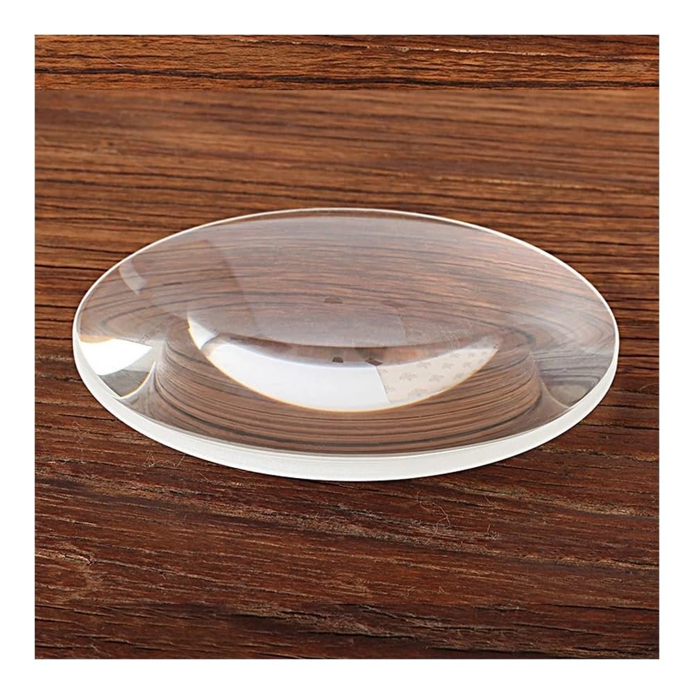 ZTBH Microscope Accessories Kit Optical White Glass Double Convex Lens Diameter 30mm10X 36mm8x 40mm8x 50mm6x 110mm5x Magnifier Projector Microscope Slides(Color:D36mm F60mm)
