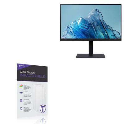 BoxWave Screen Protector Compatible with Acer CB271U bmiprux (27 in) - ClearTouch ImpactShield (2-Pack), Impenetrable Screen Protector Flexible Film