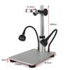 ZTBH Microscope Accessories Kit for Phone Repair HDMI Microscope Camera 38MP 13MP USB VGA Industrial Microscope 130X C Mount Lens 56 LED Ring Ligh Microscope Slides(Color:A Microscope Set) view 4