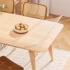 Wipeable PVC Waterproof Table Protector 0.06 Inches,Transparent Non Slip Writing Mat,Waterproof Laptop Pad,Easy Clean,for Home,Office,Children's painting table,31''x47'',62''x78'',70''x70''(Size:11'' view 1