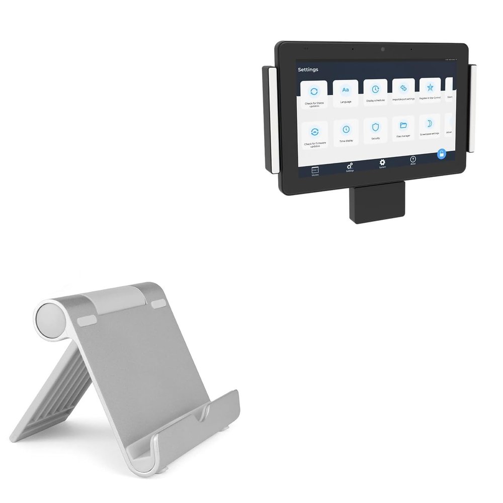 BoxWave Stand and Mount Compatible with Glory Star Nebula Gen 2 NEB101 568 (15.6 in) - VersaView Aluminum Stand, Portable, Multi Angle Viewing Sturdy