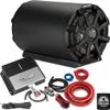 KICKER Subwoofer and Amp Package of 3 Items - 10" TB 800 Watt Single Sub Enclosure, DS18 Class D Monoblock Amplifier, and Complete 4AWG Wiring Kit 46CWTB102+ION600.1D+AMPKIT4 view 1