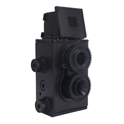 Dual Lens DIY Classic Retro Double Film Camera with Quick Photo, Compatible for 35MM 135 Film