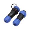 HangTon Weipu SP13 2 Pin Waterproof Electrical Connector, Male Female Cable Plug, IP68 Aviation Circular 13A 250V for Outdoor AC DC Power view 2