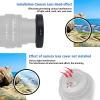 46mm camera lens Hood,HB-N40 lens Hood Compatible for NIKKOR Z DX 16-50mm f/3.5-6.3 VR Lens,or Z50 Zfc Camera+1pcs Lens cleaning cloth view 4