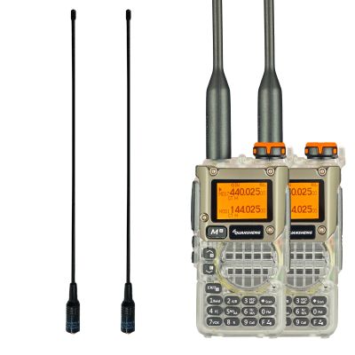 2 Pack QUANSHENG UV-K5(8) Radio Long Range UV-K6 Two Way Radio NOAA Weather Forecast AM FM Ham Radio UV-K5 8 USB-C Charging Crystal with 771 Antennas