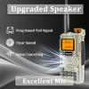 2 Pack QUANSHENG UV-K5(8) Radio Long Range UV-K6 Two Way Radio NOAA Weather Forecast AM FM Ham Radio UV-K5 8 USB-C Charging Crystal with 771 Antennas view 3