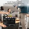 Andoer Acrylic Clapperboard Action Cut Board Movie Film Clapper Film Clapboard Small Clapperboard Movie Director's Slate Cut Action Scene Clapper Board Film Slate Dry Movie Clap Board view 3
