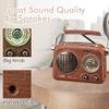 Gelielim Retro Radio Bluetooth Speaker + Cassette Tape Player Bluetooth Boombox AM FM Radio view 4