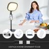 CaalLogt LED Video Light with Adjustable Stand LED Live Streaming Fill Light Conferencing Light Selfie Photography Soft Light Studio Lighting Kit for Photographic Video Fill Light Live Streaming view 2