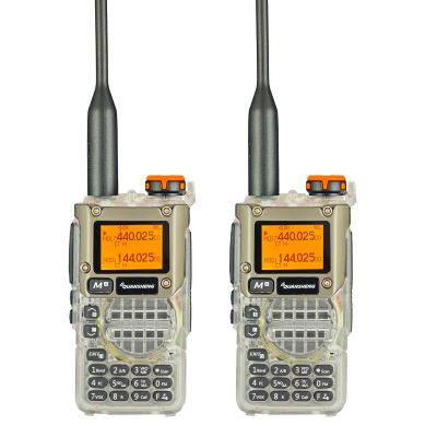 QUANSHENG 2 Pack UV-K5(8) Two Way Radio NOAA Weather Forecast AM FM Radio USB-C Charging Crystal