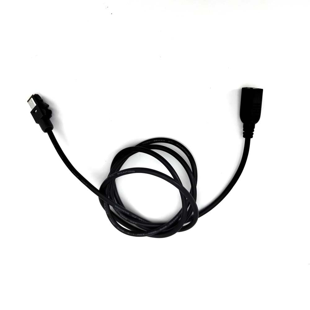 1pc Car Aux Audio Input Media Data Wire Plug to USB Conector for Subaru PR43 MR52