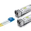 1 Pack of 1-Meter LC to LC OS2 Fiber Patch Cable & 2 Pack of Industrial Grade 10GBase-LR SFP+ Transceiver