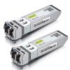 1 Pack of 1-Meter LC to LC OS2 Fiber Patch Cable & 2 Pack of Industrial Grade 10GBase-LR SFP+ Transceiver view 2
