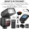 Godox V860III-C Camera Flash for Canon Camera Flash Speedlite & Godox XPro-C Wireless Flash Trigger Transmitter Set, 2.4G GN60 1/8000s HSS, 1.5s Recycle, 480 Full Power Flashes, 5300K Modeling Light view 2