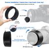 43mm Straight cylinder type Lens Hood,Compatible for Canon RF 50mm 1.8 STM on EE R6 R5 RP R Camera,Reversible Lens Shade+1pcs Lens cleaning cloth view 3
