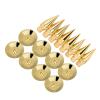 Copper Speaker Spike Isolation Stand Base Pad, Speaker Base 8 Pairs 6 x 36MM Feet Mat Speaker mat Feet & Spikes view 3