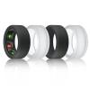 BandSmith Silicone Ring Cover Compatible with Oura Ring Protector, Elastic Case for Oura Ring Gen 4/3 Working Out - Patent Protected (Black*2+Clear*2, S for 678910) view 1