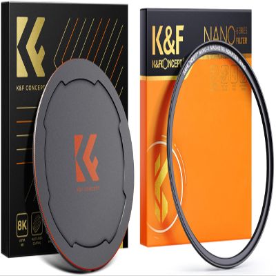 67mm Magnetic Lens Cap & Magnetic Base Filter Ring for K&F Magnetic Filter System