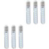 Amosfun 6pcs Rechargeable Led Night Light Portable USB Table Lamp High Brightness Easy to Carry for Bedroom Office and Reading view 1